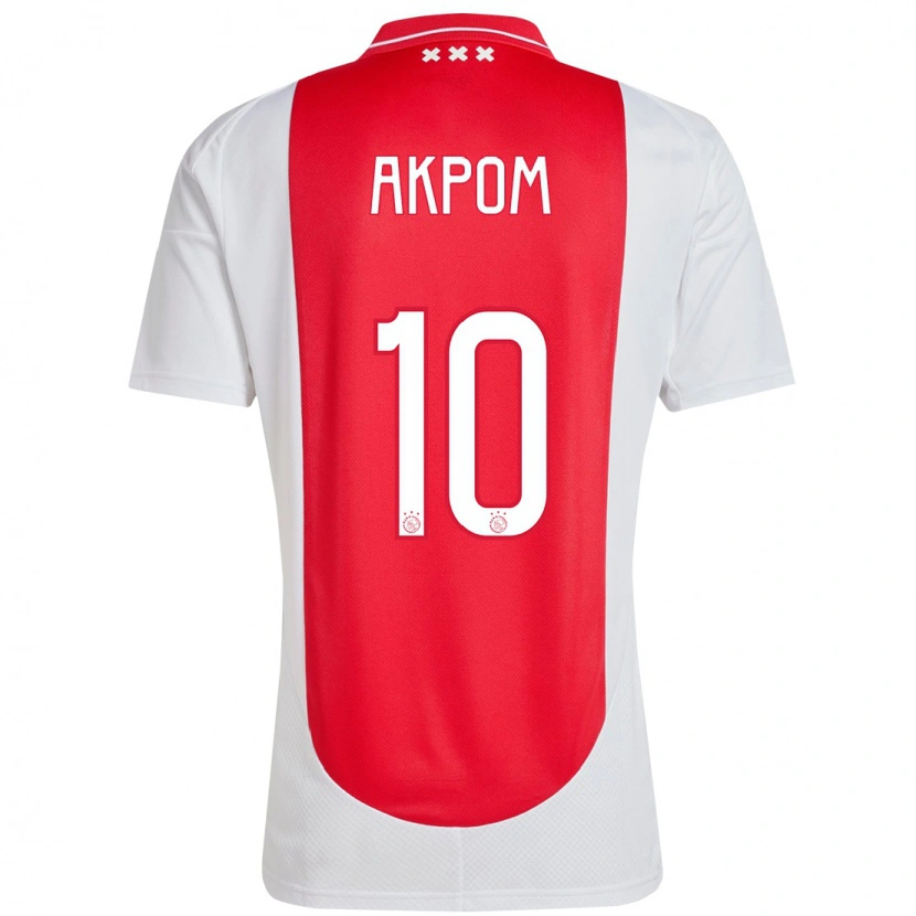 Danxen Kid Chuba Akpom #10 Red White Home Jersey 2024/25 T-Shirt