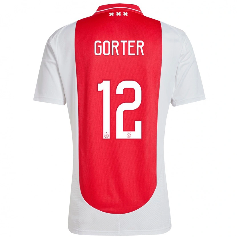 Danxen Kid Jay Gorter #12 Red White Home Jersey 2024/25 T-Shirt