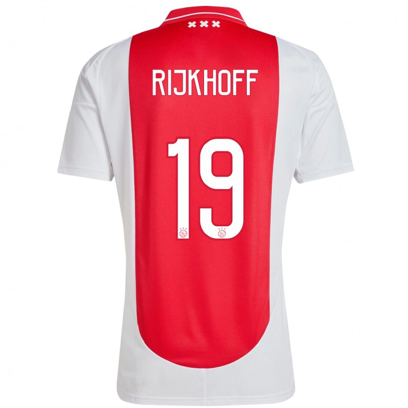 Danxen Kid Julian Rijkhoff #19 Red White Home Jersey 2024/25 T-Shirt