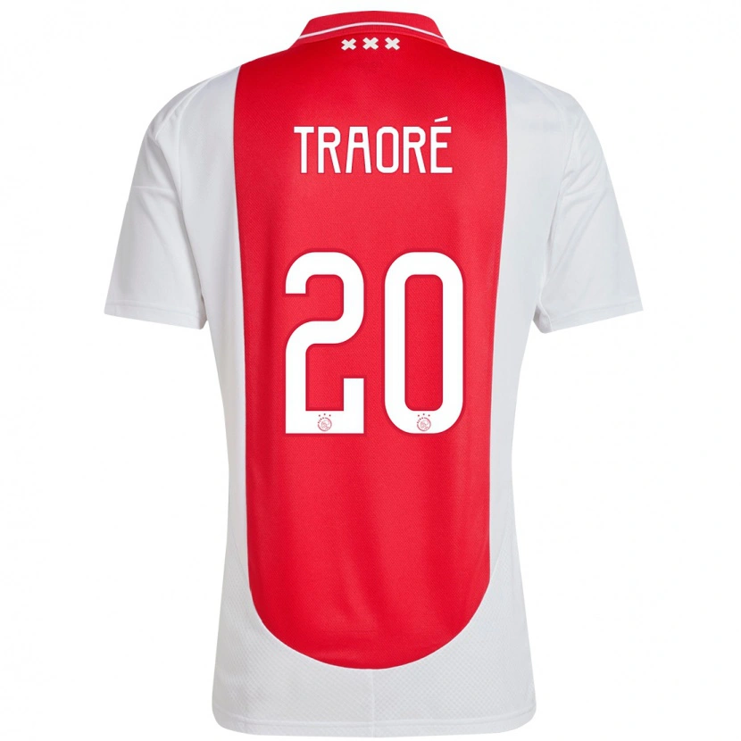 Danxen Kid Bertrand Traoré #20 Red White Home Jersey 2024/25 T-Shirt