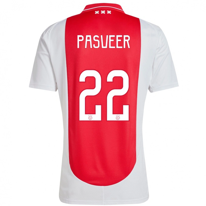 Danxen Kid Remko Pasveer #22 Red White Home Jersey 2024/25 T-Shirt