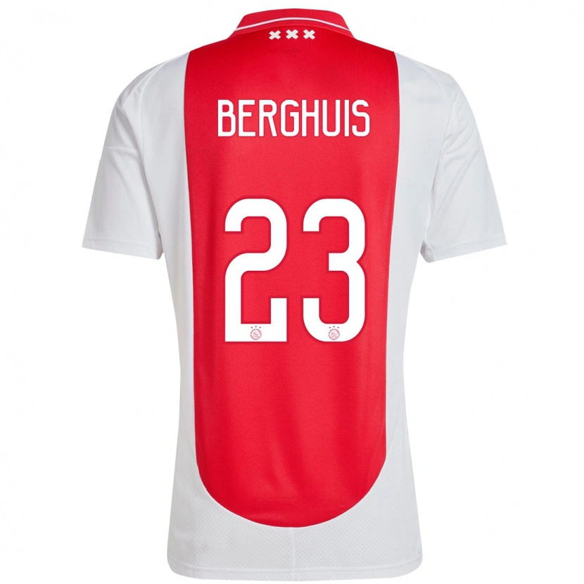 Danxen Kid Steven Berghuis #23 Red White Home Jersey 2024/25 T-Shirt