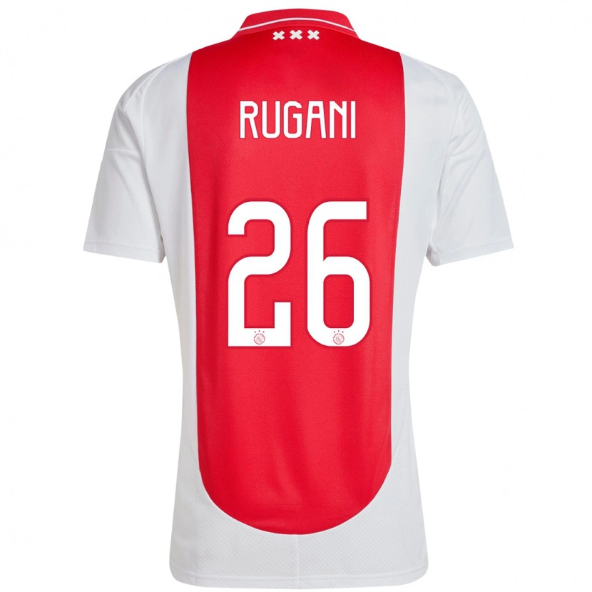 Danxen Kid Daniele Rugani #26 Red White Home Jersey 2024/25 T-Shirt