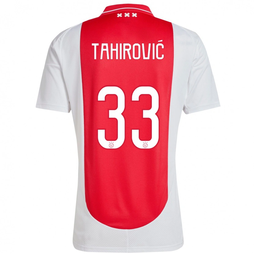 Danxen Kid Benjamin Tahirovic #33 Red White Home Jersey 2024/25 T-Shirt