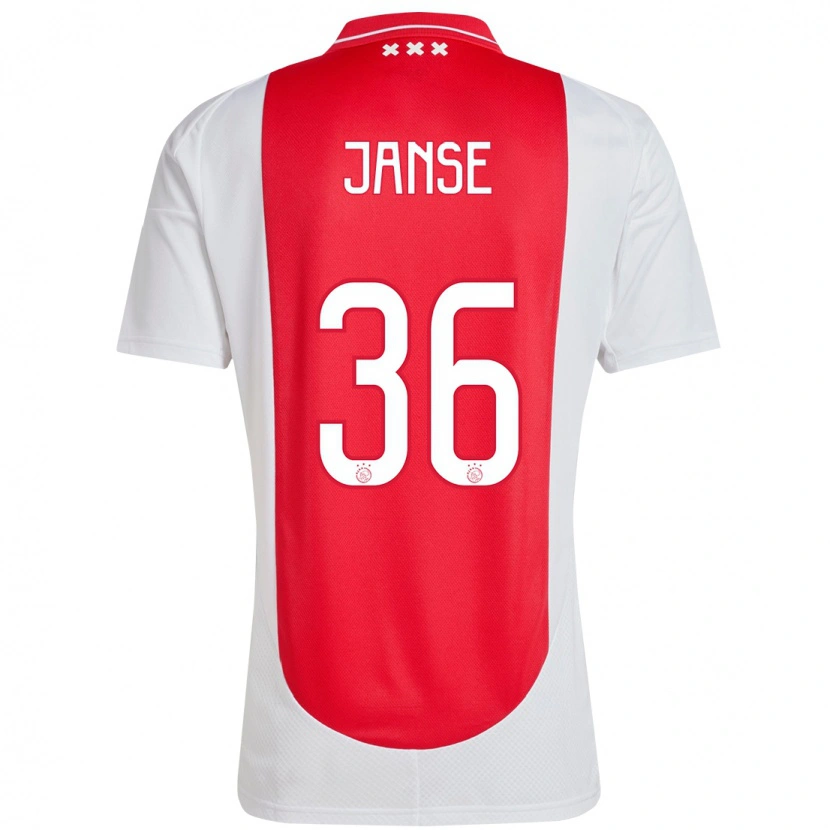 Danxen Kid Dies Janse #36 Red White Home Jersey 2024/25 T-Shirt