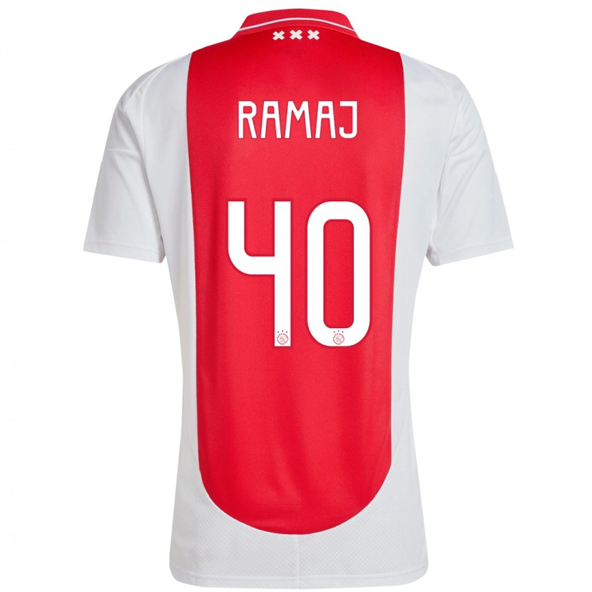 Danxen Kid Diant Ramaj #40 Red White Home Jersey 2024/25 T-Shirt