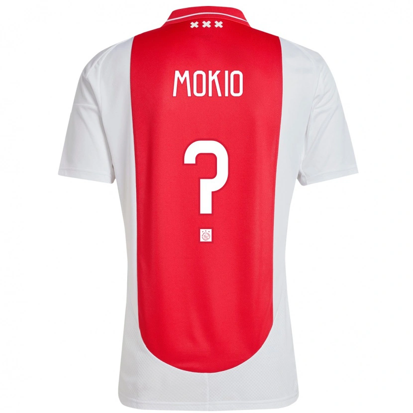 Danxen Kid Jorthy Mokio #0 Red White Home Jersey 2024/25 T-Shirt