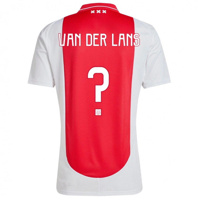 Danxen Kid Mylo Van Der Lans #0 Red White Home Jersey 2024/25 T-Shirt