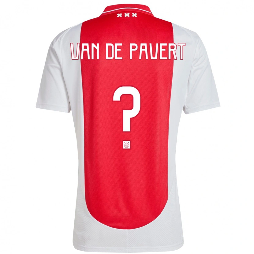 Danxen Kid Ryan Van De Pavert #0 Red White Home Jersey 2024/25 T-Shirt