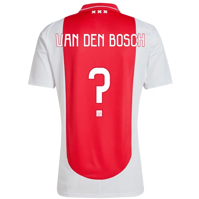 Danxen Kid Frederico Van Den Bosch #0 Red White Home Jersey 2024/25 T-Shirt