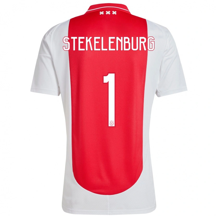 Danxen Kid Maarten Stekelenburg #1 Red White Home Jersey 2024/25 T-Shirt