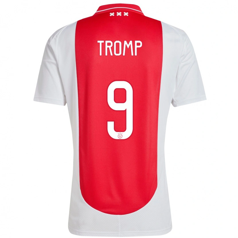 Danxen Kid Nikita Tromp #9 Red White Home Jersey 2024/25 T-Shirt