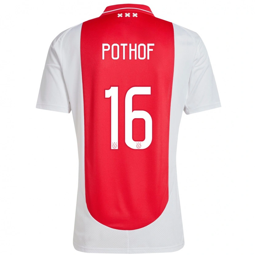 Danxen Kid Isa Pothof #16 Red White Home Jersey 2024/25 T-Shirt