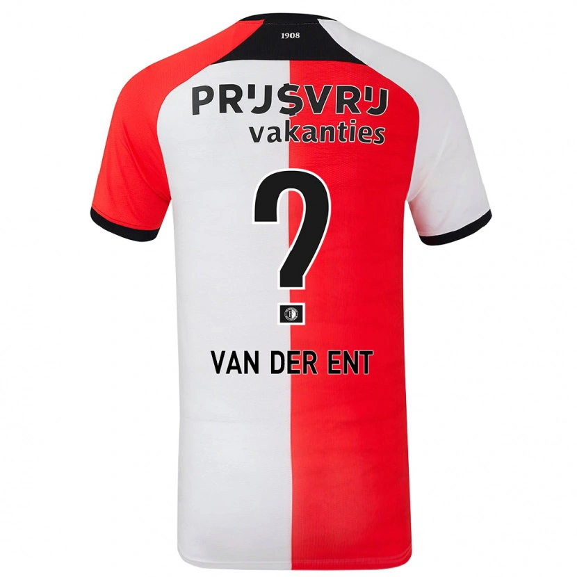 Danxen Kid Teun Van Der Ent #0 Red White Home Jersey 2024/25 T-Shirt