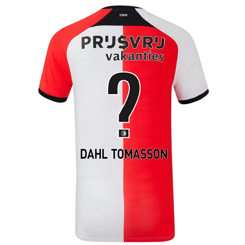 Danxen Kid Luca Dahl Tomasson #0 Red White Home Jersey 2024/25 T-Shirt