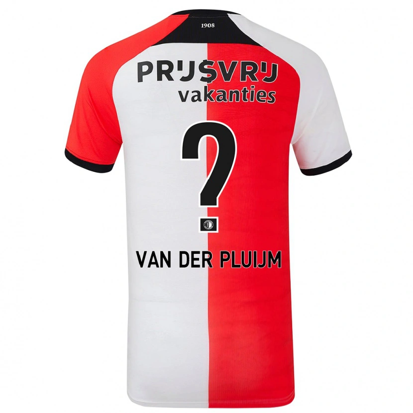 Danxen Kid Marvin Van Der Pluijm #0 Red White Home Jersey 2024/25 T-Shirt