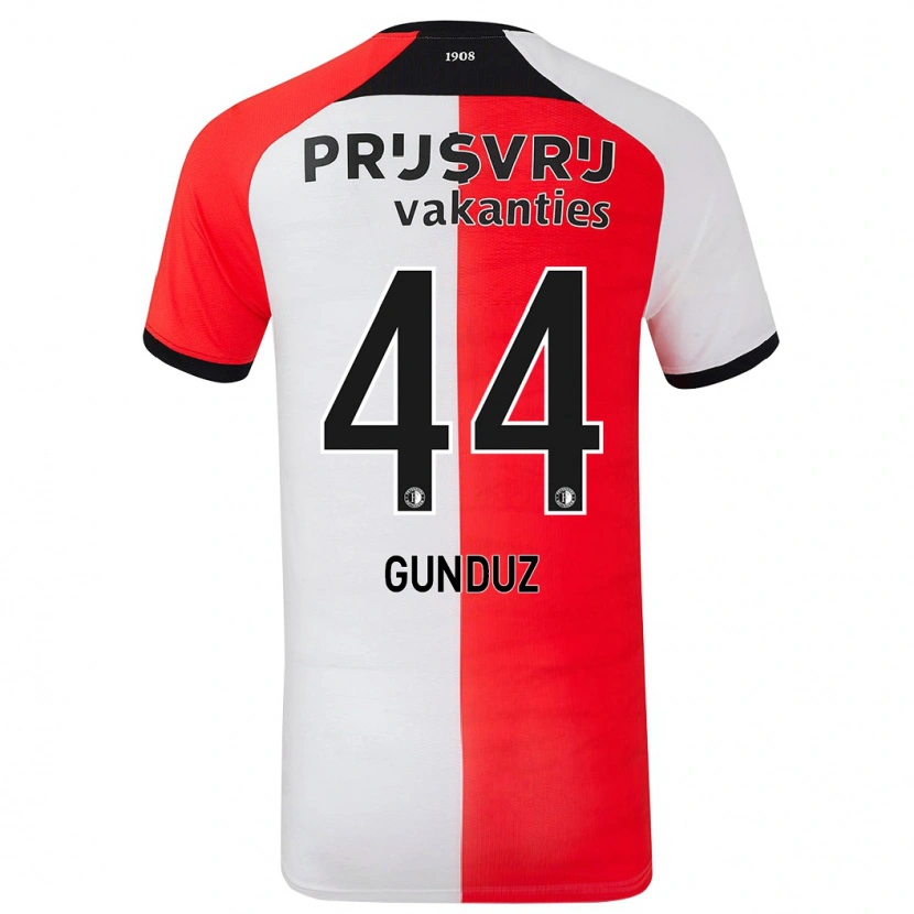 Danxen Kid Omer Gunduz #44 Red White Home Jersey 2024/25 T-Shirt