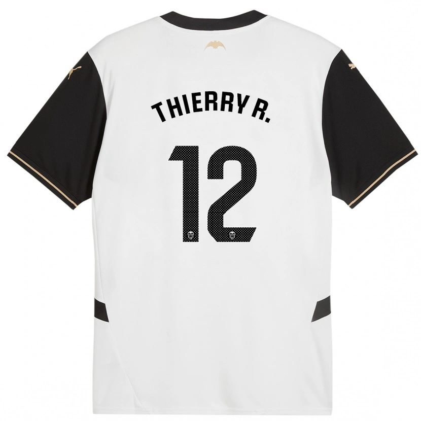 Danxen Kid Thierry Correia #12 White Black Home Jersey 2024/25 T-Shirt