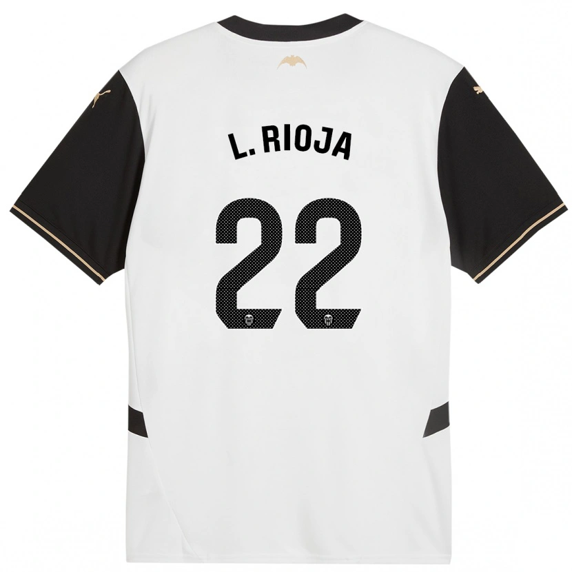 Danxen Kid Luis Rioja #22 White Black Home Jersey 2024/25 T-Shirt