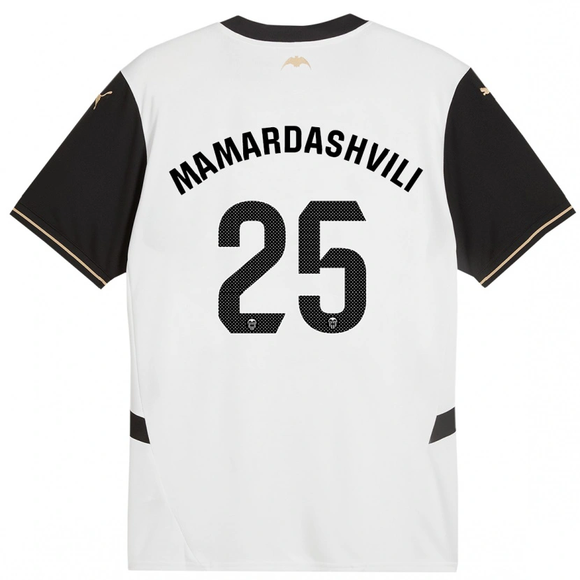 Danxen Kid Giorgi Mamardashvili #25 White Black Home Jersey 2024/25 T-Shirt