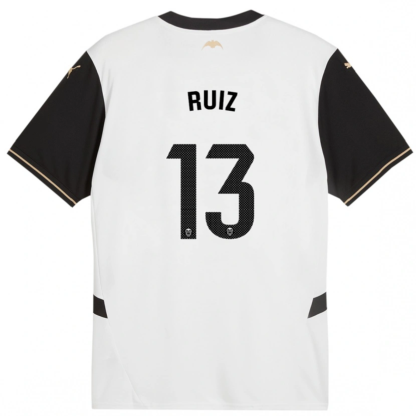 Danxen Kid Nil Ruiz #13 White Black Home Jersey 2024/25 T-Shirt