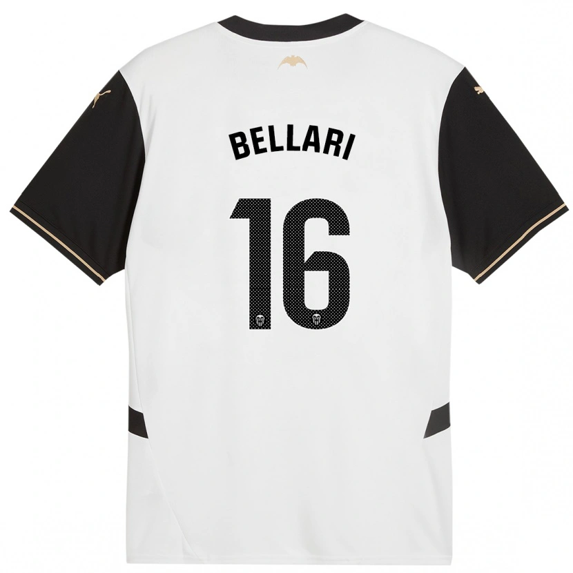 Danxen Kid Hamza Bellari #16 White Black Home Jersey 2024/25 T-Shirt