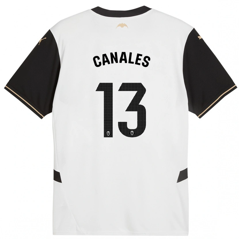 Danxen Kid Antonia Canales #13 White Black Home Jersey 2024/25 T-Shirt