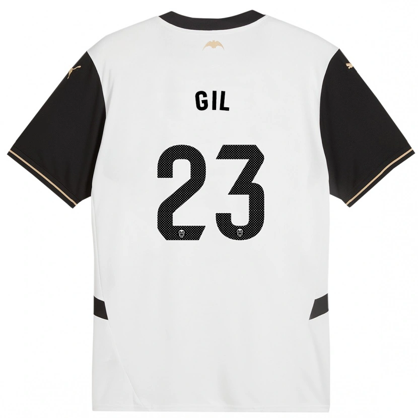 Danxen Kid Elena Gil #23 White Black Home Jersey 2024/25 T-Shirt