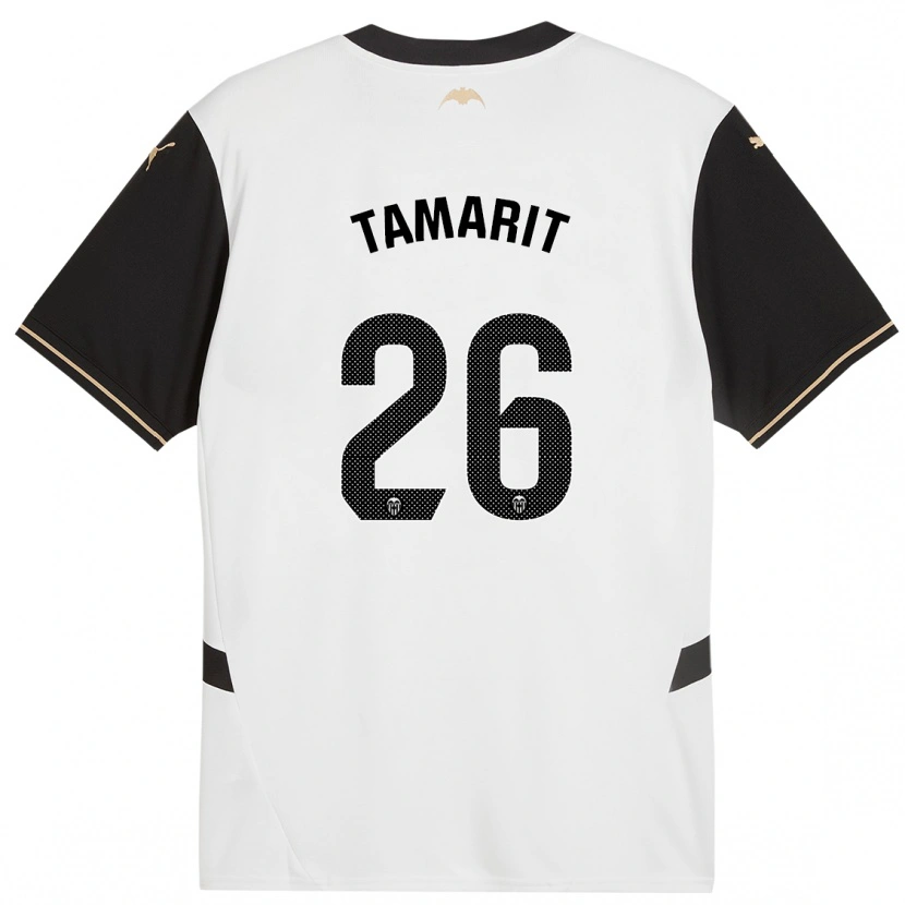 Danxen Kid Sara Tamarit #26 White Black Home Jersey 2024/25 T-Shirt