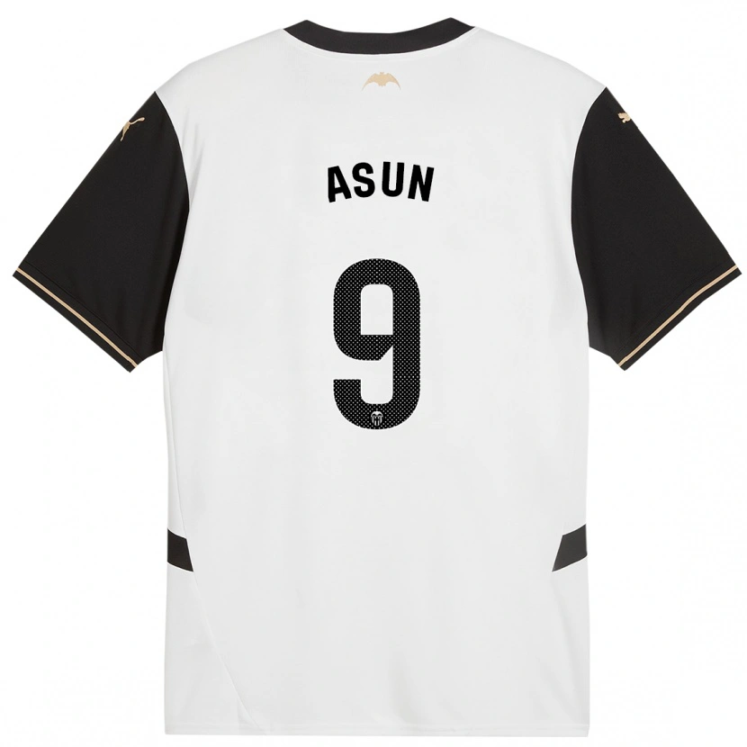 Danxen Kid Asun #9 White Black Home Jersey 2024/25 T-Shirt