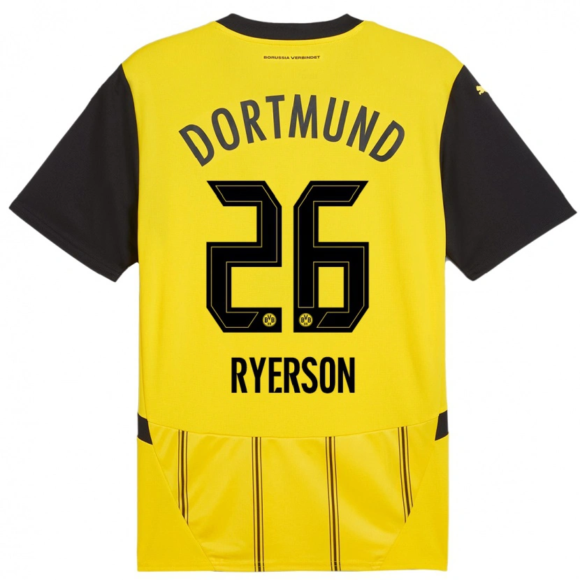 Danxen Kid Julian Ryerson #26 Yellow Black Home Jersey 2024/25 T-Shirt