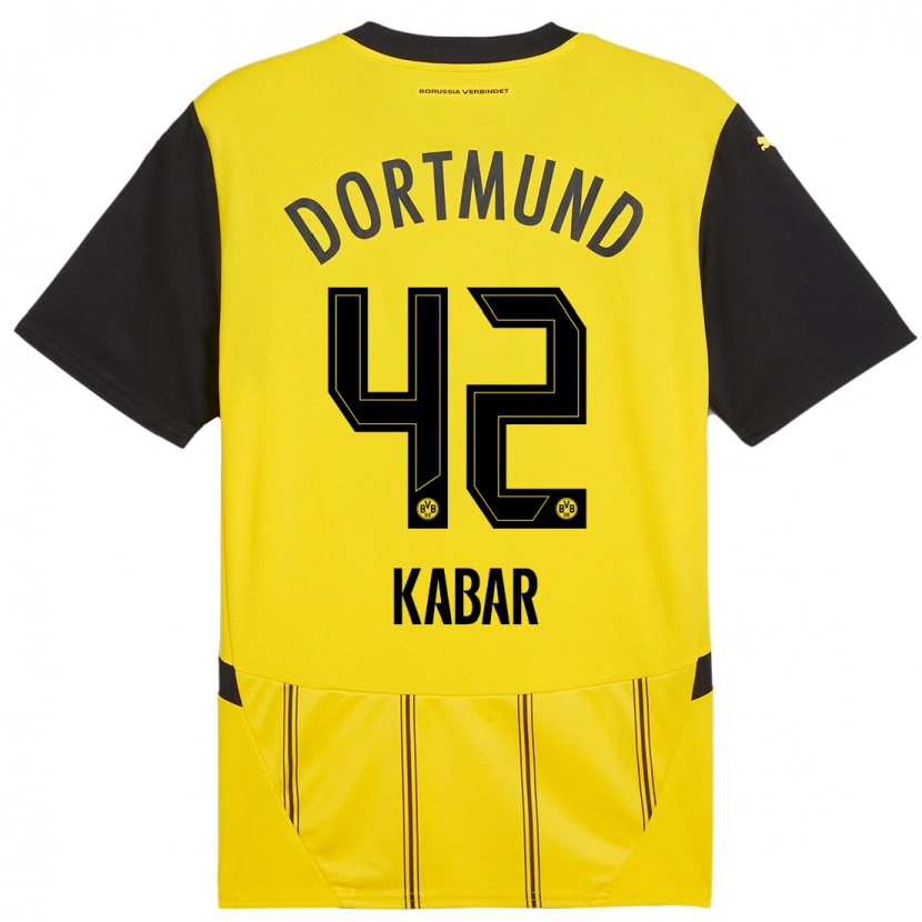 Danxen Kid Almugera Kabar #42 Yellow Black Home Jersey 2024/25 T-Shirt