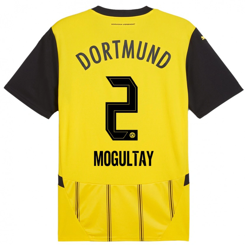 Danxen Kid Baran Mogultay #2 Yellow Black Home Jersey 2024/25 T-Shirt