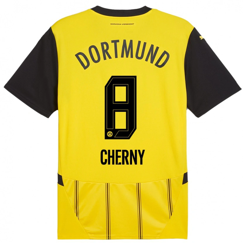 Danxen Kid Nick Cherny #8 Yellow Black Home Jersey 2024/25 T-Shirt