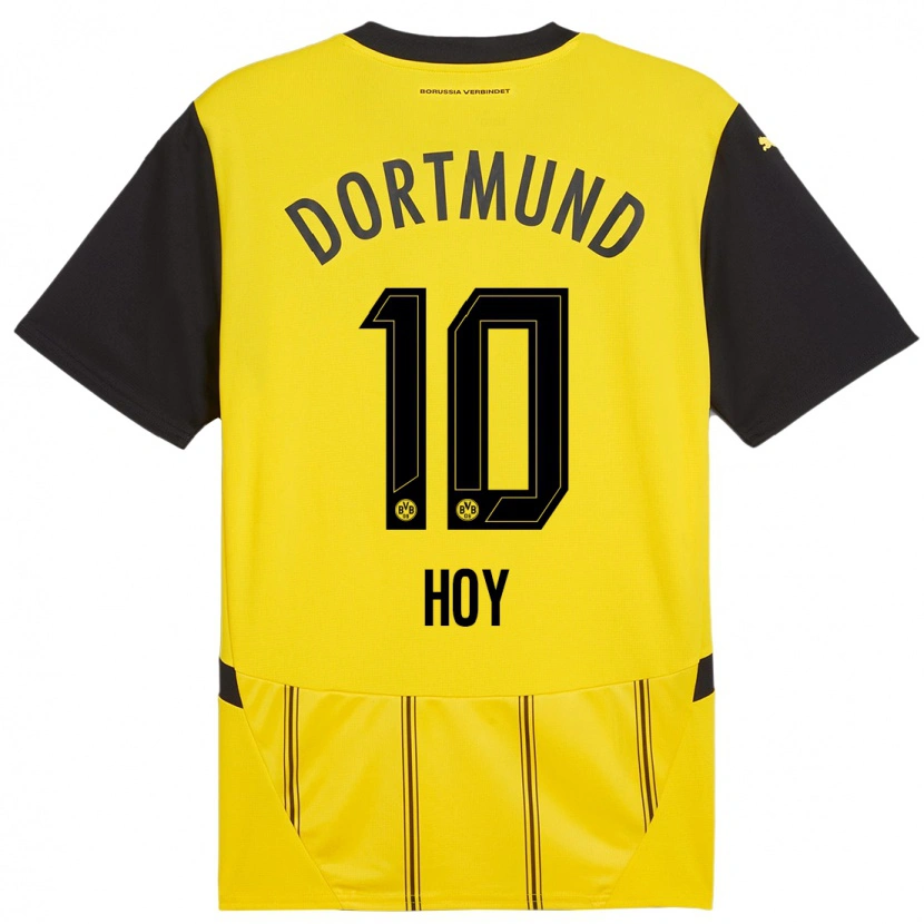 Danxen Kid Justin Hoy #10 Yellow Black Home Jersey 2024/25 T-Shirt