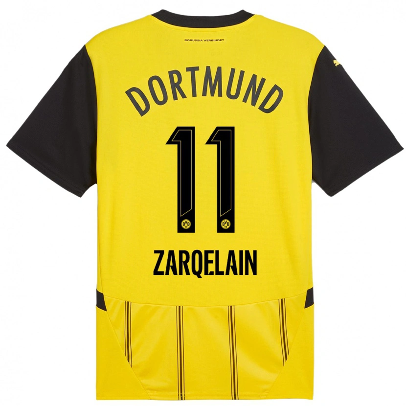 Danxen Kid Fadi Zarqelain #11 Yellow Black Home Jersey 2024/25 T-Shirt