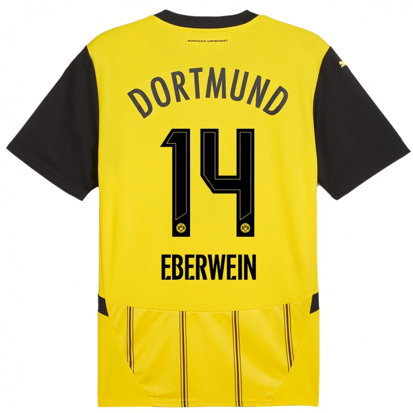 Danxen Kid Michael Eberwein #14 Yellow Black Home Jersey 2024/25 T-Shirt