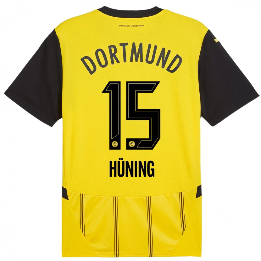 Danxen Kid Ben Hüning #15 Yellow Black Home Jersey 2024/25 T-Shirt