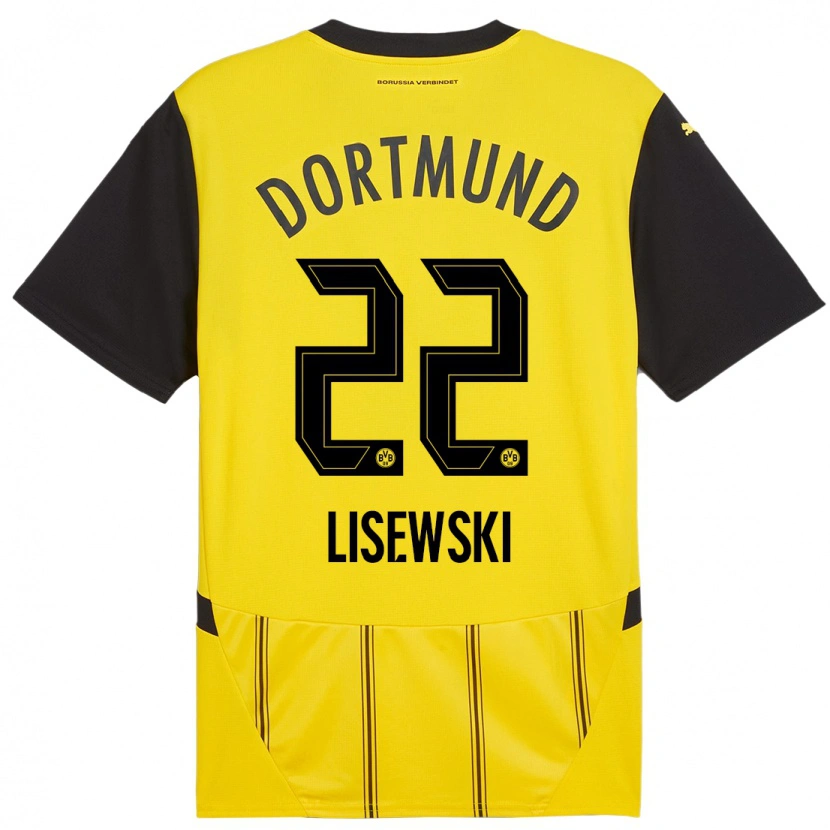 Danxen Kid Robin Lisewski #22 Yellow Black Home Jersey 2024/25 T-Shirt