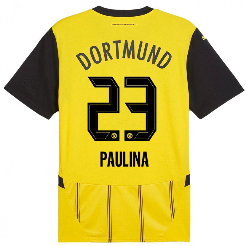 Danxen Kid Jordi Paulina #23 Yellow Black Home Jersey 2024/25 T-Shirt