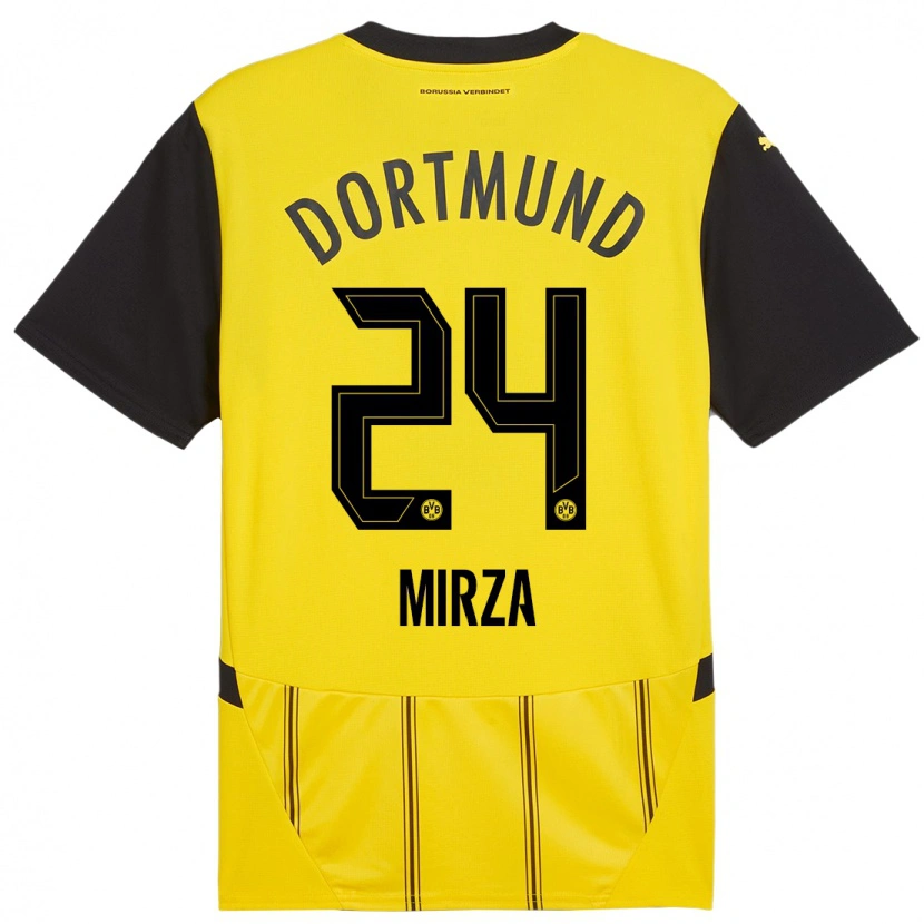 Danxen Kid Marwan-Omir Mirza #24 Yellow Black Home Jersey 2024/25 T-Shirt