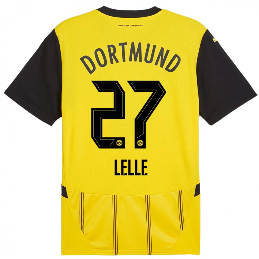 Danxen Kid David Lelle #27 Yellow Black Home Jersey 2024/25 T-Shirt