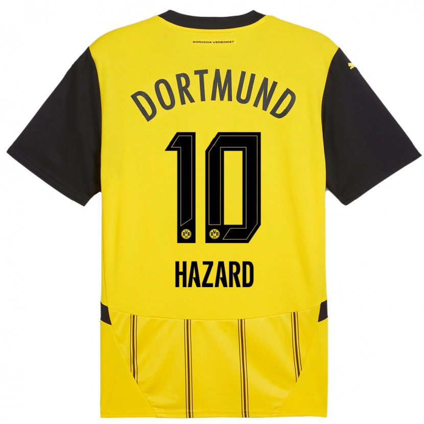 Danxen Kid Thorgan Hazard #10 Yellow Black Home Jersey 2024/25 T-Shirt