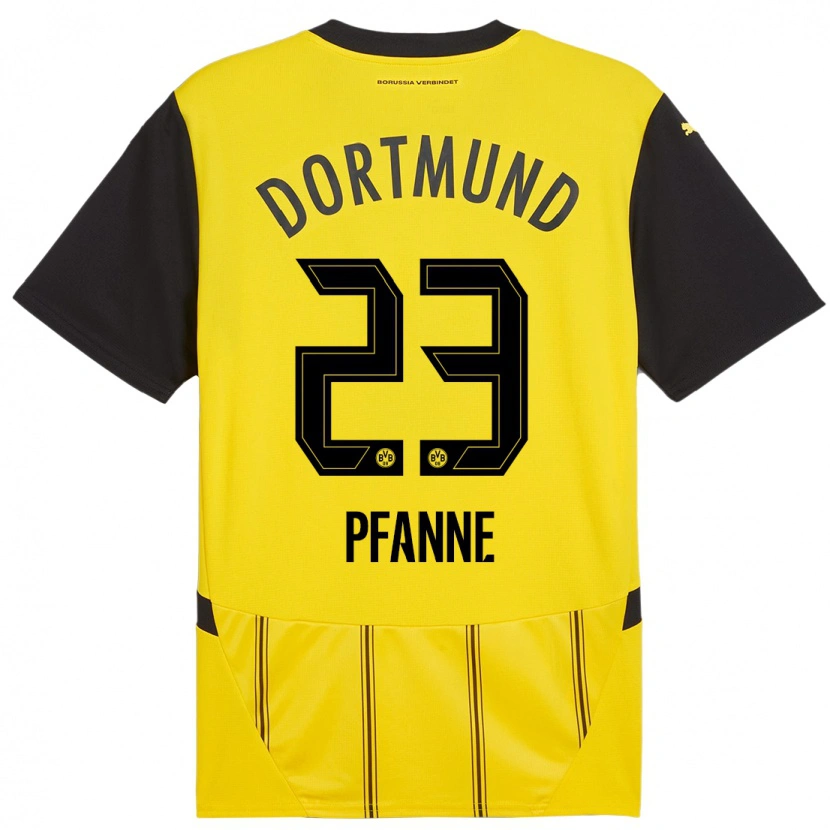 Danxen Kid Franz Pfanne #23 Yellow Black Home Jersey 2024/25 T-Shirt