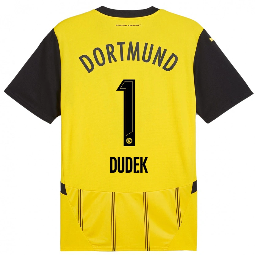 Danxen Kid Daniel Dudek #1 Yellow Black Home Jersey 2024/25 T-Shirt