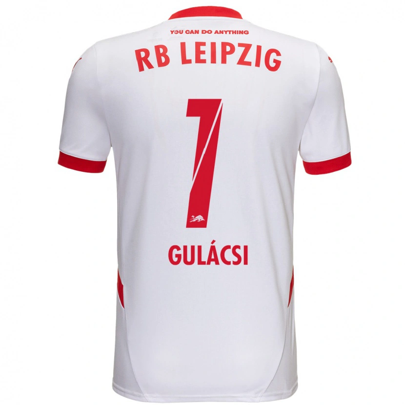 Danxen Kid Péter Gulácsi #1 White Red Home Jersey 2024/25 T-Shirt