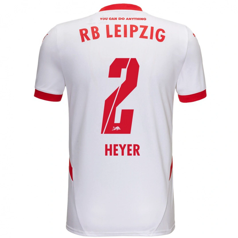 Danxen Kid Friedrich Heyer #2 White Red Home Jersey 2024/25 T-Shirt