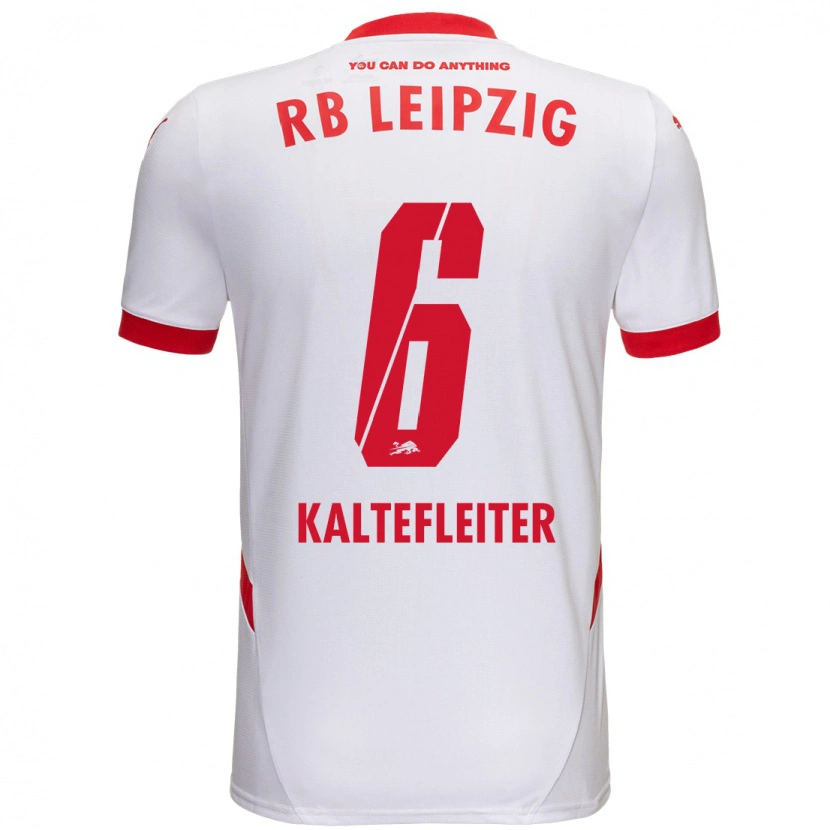 Danxen Kid Benno Kaltefleiter #6 White Red Home Jersey 2024/25 T-Shirt