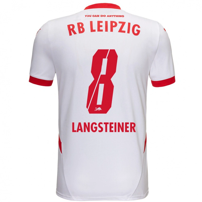 Danxen Kid Toni Langsteiner #8 White Red Home Jersey 2024/25 T-Shirt