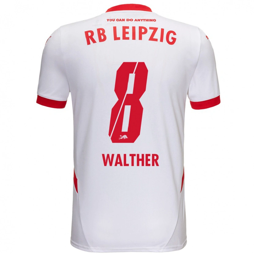 Danxen Kid Kofi Walther #8 White Red Home Jersey 2024/25 T-Shirt